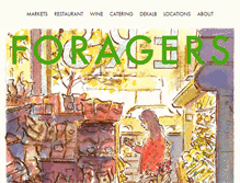 Tablet Screenshot of foragersmarket.com